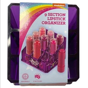 Nickelodeon 9 section lipstick organizer